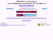 Tablet Screenshot of orglist.net
